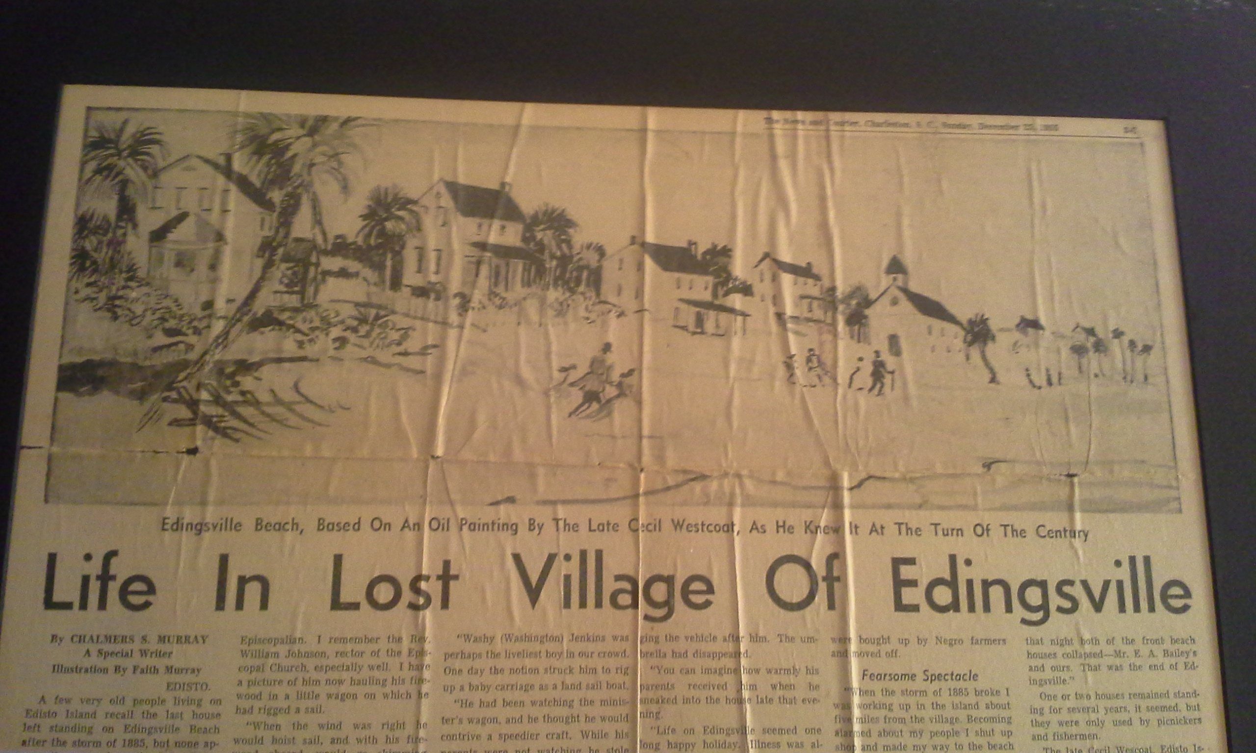 The Lost Village of Edingsville Beach